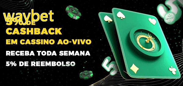 Promoções do cassino ao Vivo waybet